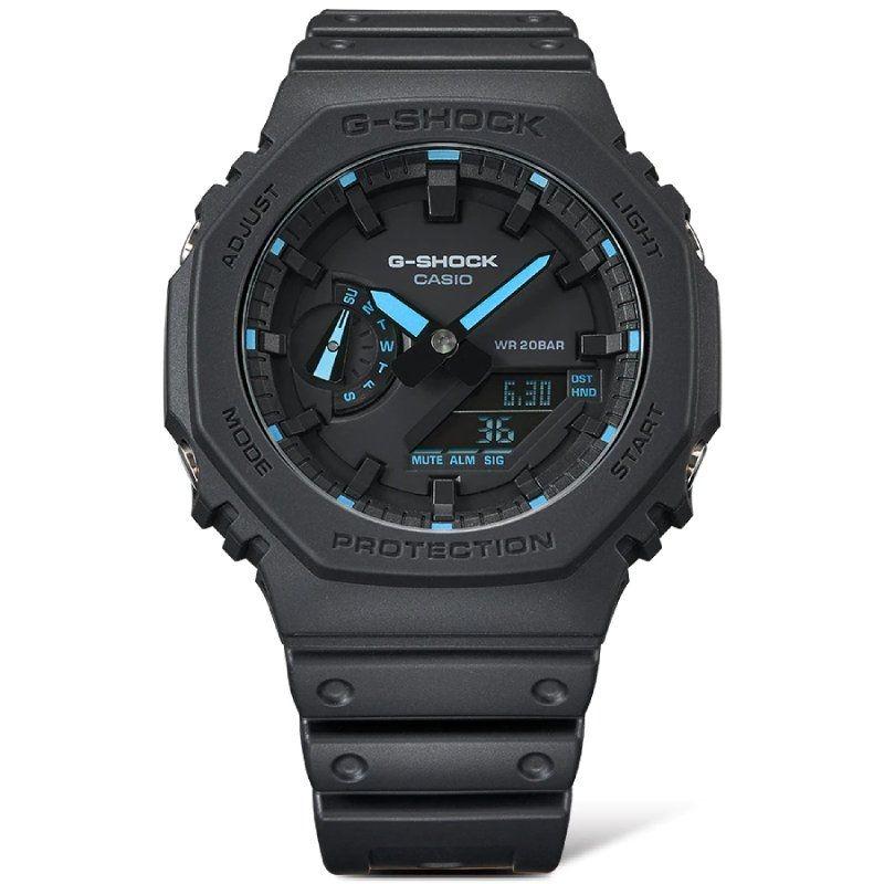 Soportar Magistrado Surichinmoi Reloj Analógico Digital Casio G-Shock Trend GA-2100-1A2ER/ 49mm/ Negro y  Azul