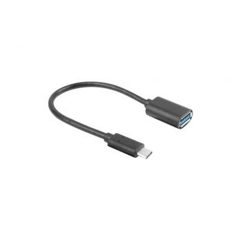 AD-UC-UA-04 cable USB 0,15 m USB 3.2 Gen 1 (3.1 Gen 1) USB A USB C Negro - Imagen 1