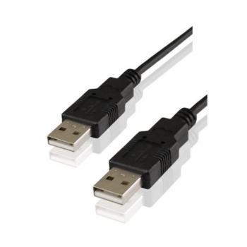 Cable USB 3GO C110/ USB Macho - USB Macho/ 2m/ Negro - Imagen 1