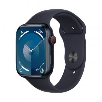 Apple Watch Series 9 GPS + Celular 41 mm Aluminio y Correa deportiva Negra (Midnight) MRHR3 - Talla S/M
