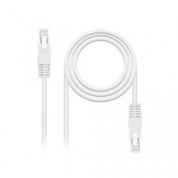 CABLE RED UTP CAT6 RJ45 NANOCABLE 05M BLANCO